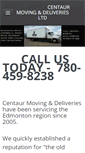 Mobile Screenshot of centaurmoving.net